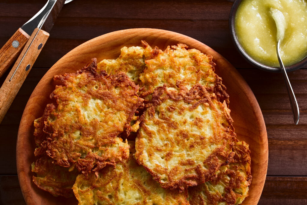 Organic latkes recipe