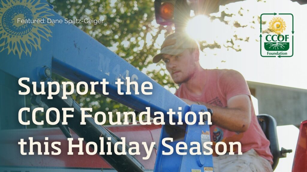 Giving Season organic farming