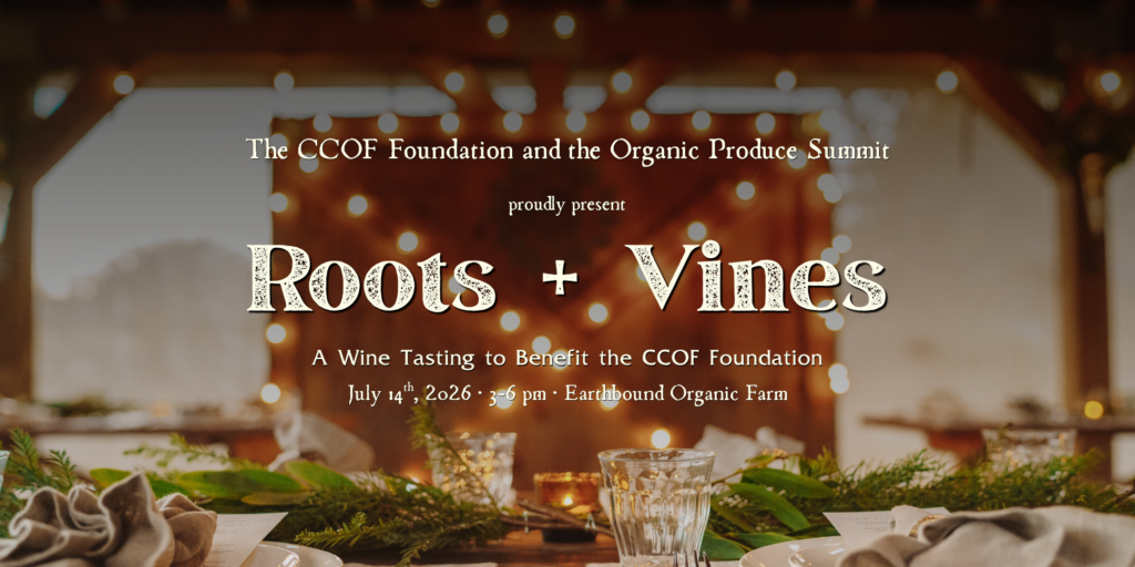 organic wine tasting event